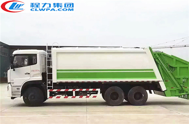 國五東風天龍后雙橋壓縮式垃圾車
