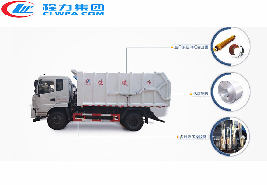 對(duì)接式垃圾車(chē)主要部分展示