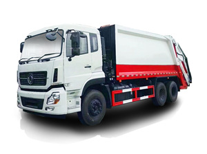 國五東風天龍后雙橋壓縮式垃圾車
