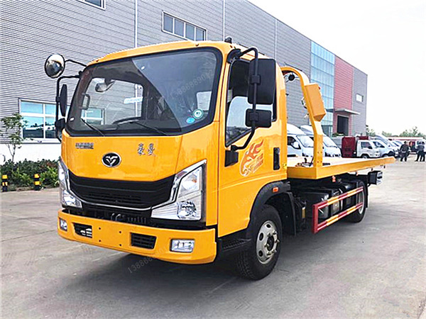 重汽豪曼一拖二藍(lán)牌清障車